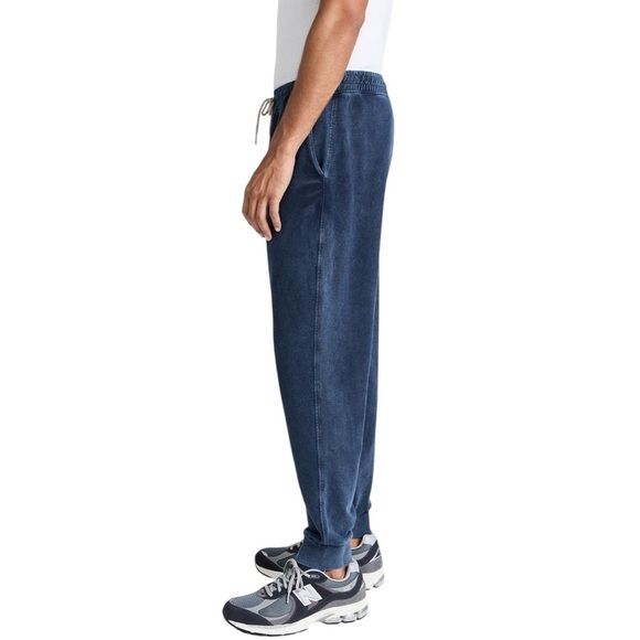 NWT Fair Harbor The Saltaire Sweatpants Size Small Navy French Terry Joggers - Picture 1 of 5
